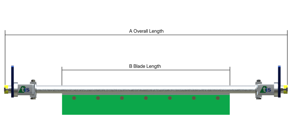Diagonal Scraper Front View