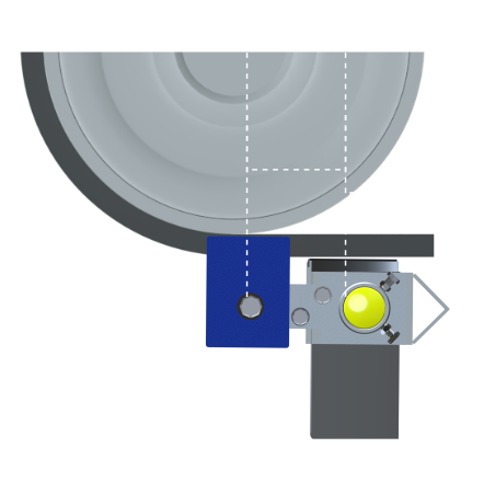 Parabolic Scraper Installation Side View