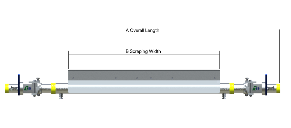 Reversible Bar Scraper Front View