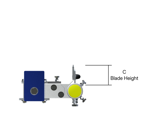 Reversible Bar Scraper Side View